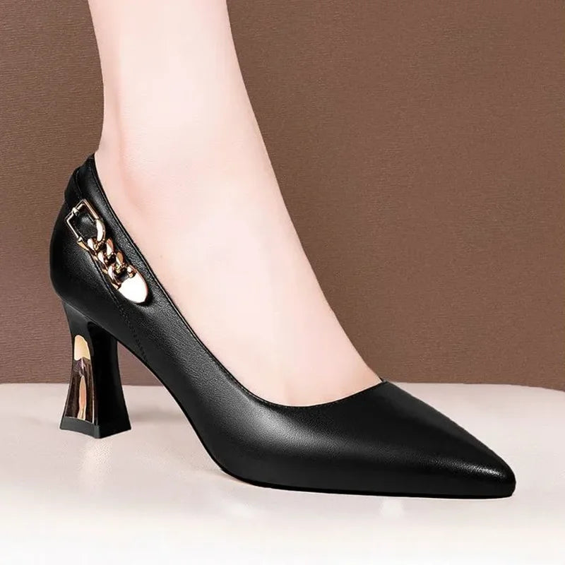 Women's Pointed-Toe Slip-On Stiletto Pumps