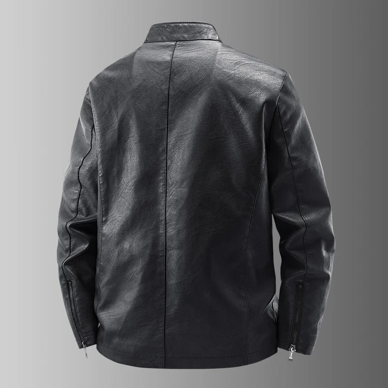 Men's Stand-Collar Zip Jacket