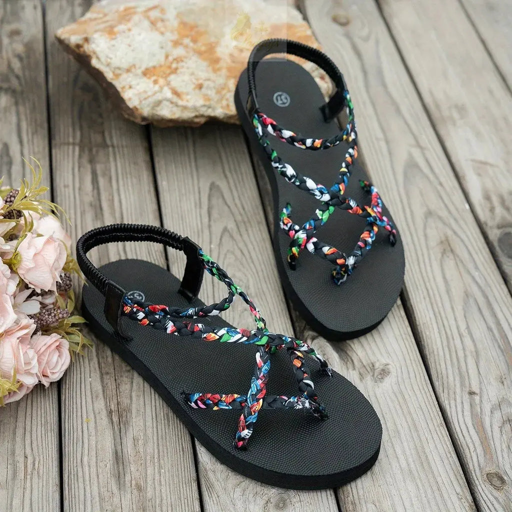 Fashionable Lightweight Large Size Beach Sandals for Women LADYLYS
