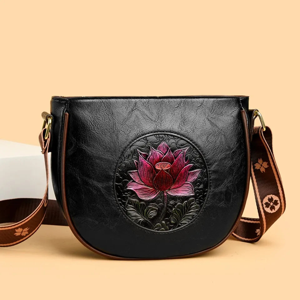 Flower Luxury Handbag Women Bags Designer Leather LADYLYS