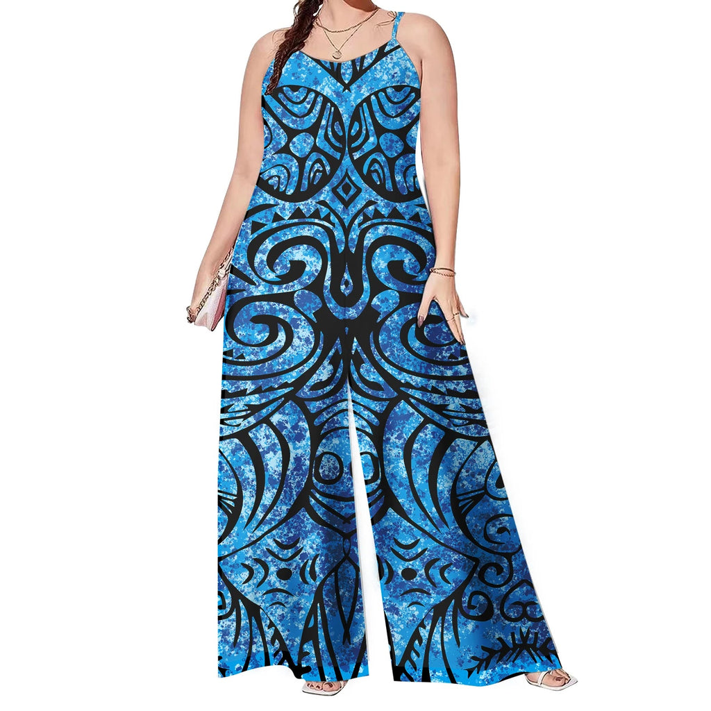 One Piece Rompers Polynesian Tribe Hawaii Jumpsuits LADYLYS