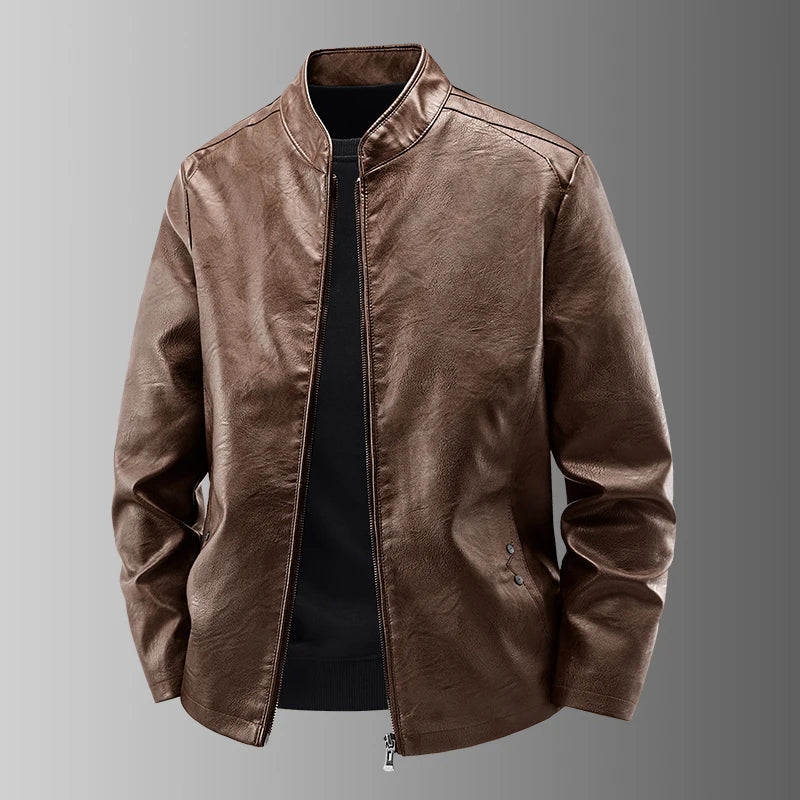 Men's Stand-Collar Zip Jacket