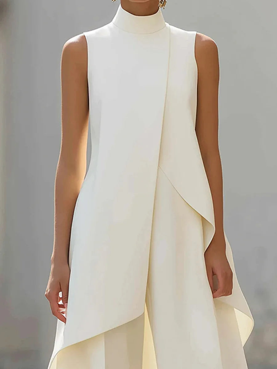 Sleeveslee Jumpsuits Elegant Irregular Design LADYLYS