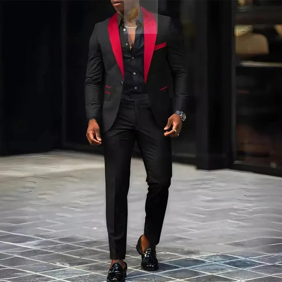 2-Piece Men's Suit, Single Button Jackets And Pants LADYLYS