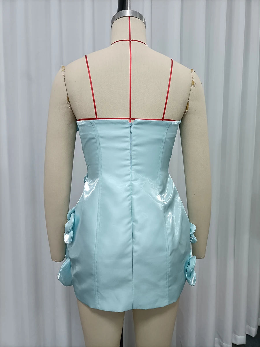 Design Sense Spliced Bead Fashion Dresses LADYLYS
