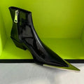 Women's Pointed Toe Chelsea Boots – Chunky Heel Metal Detail, Side Zip Ankle Boots