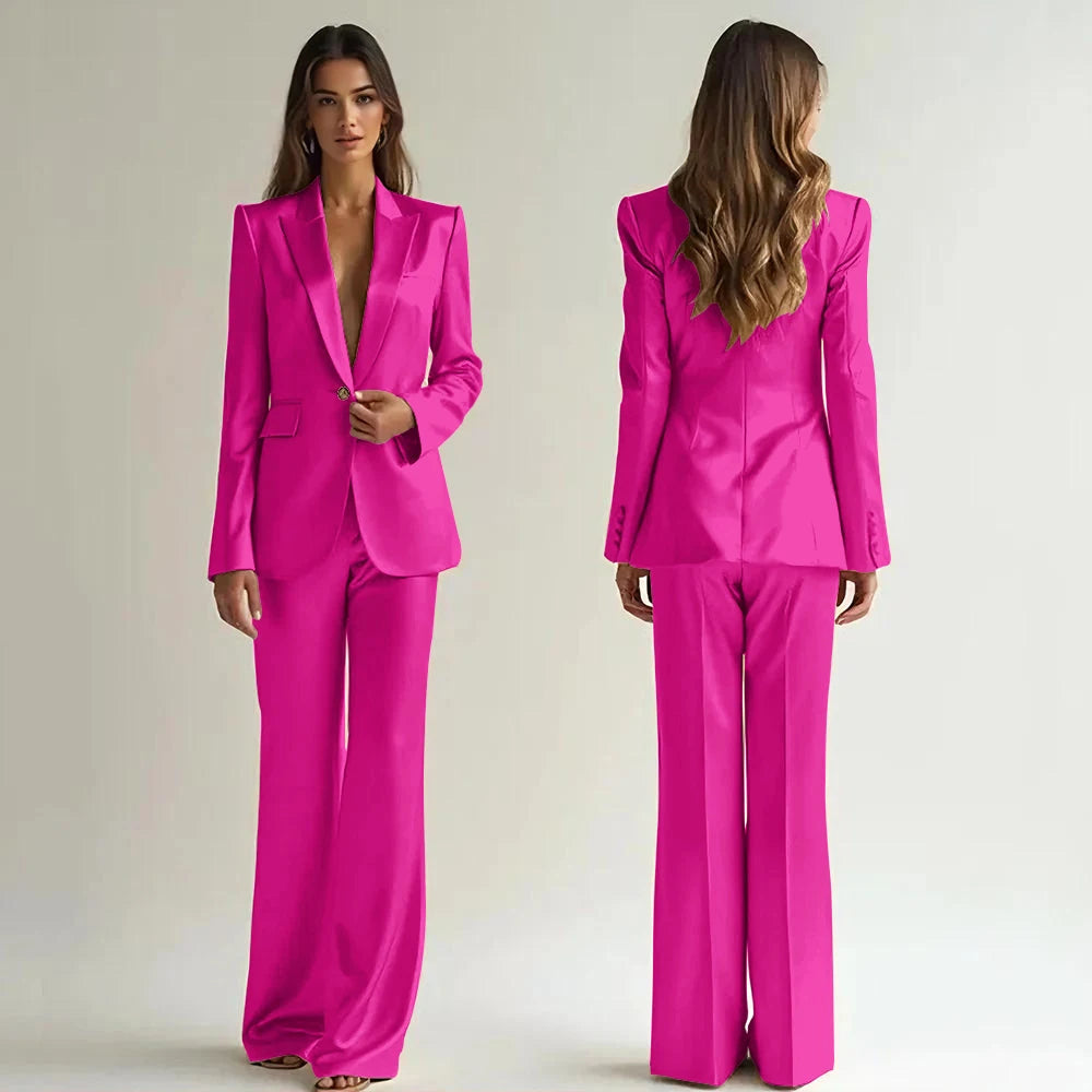 Luxury High Quality Suit One Button 2 Piece Jacket LADYLYS