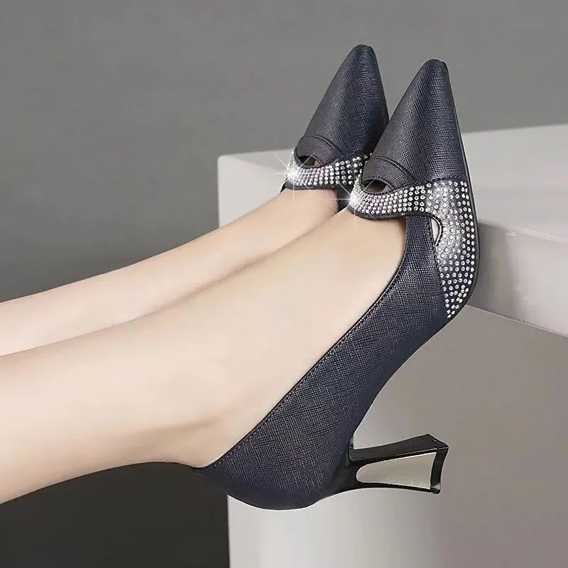 Women's Pointed-Toe Slip-On Stiletto Pumps