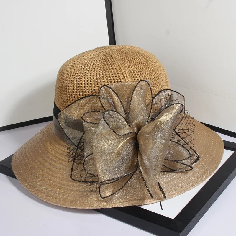 Sun Organza Hat Beach Fisherman Outdoor All-match Caps Fashion Girls's LADYLYS