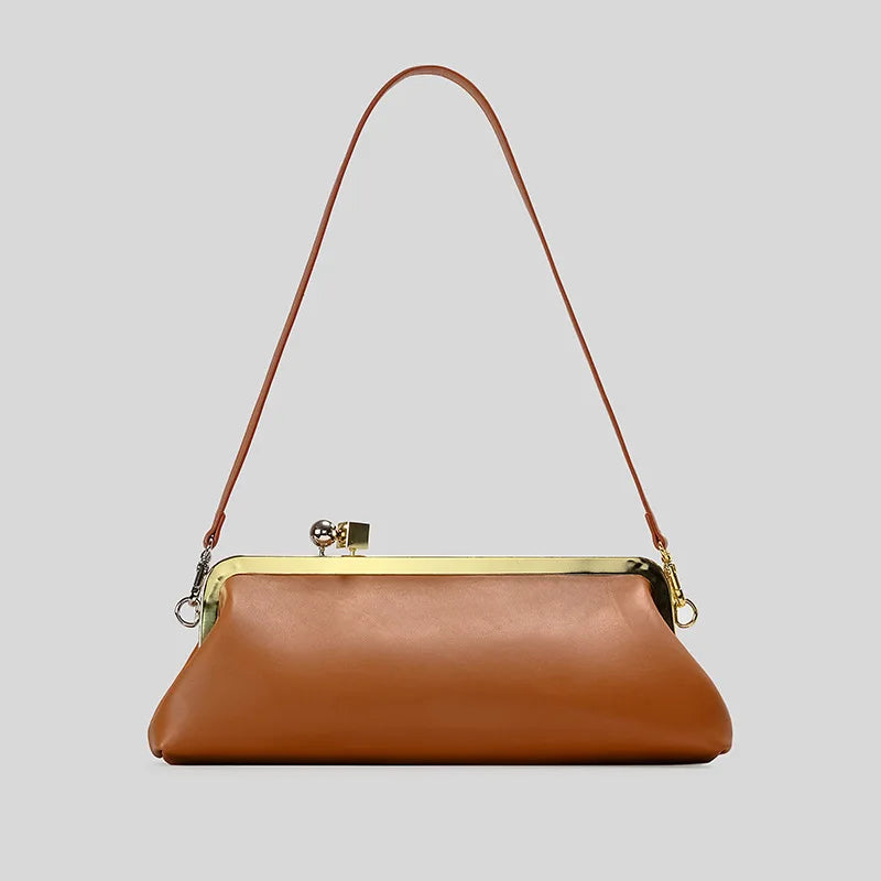 Long Clutch Luxury Designer Kiss Lock Elegant Party Purses Trend Underarm Bag LADYLYS