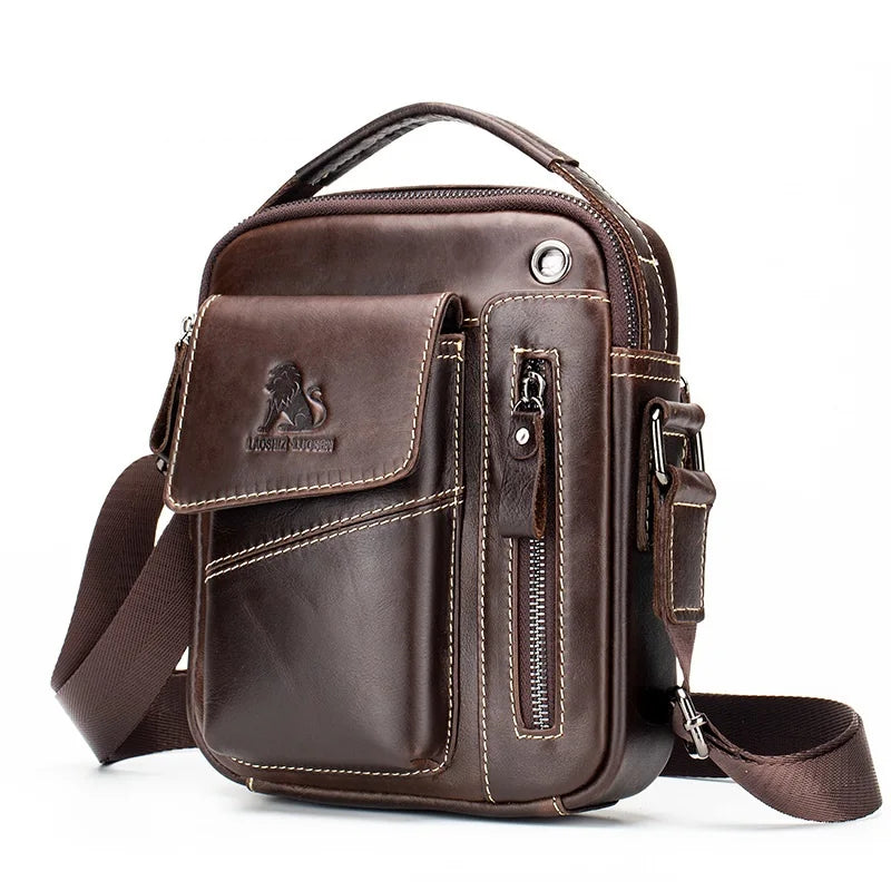 Cowhide Single-shoulder Bag genuine leather fashion MINI Crossbody sporty bag durable LADYLYS