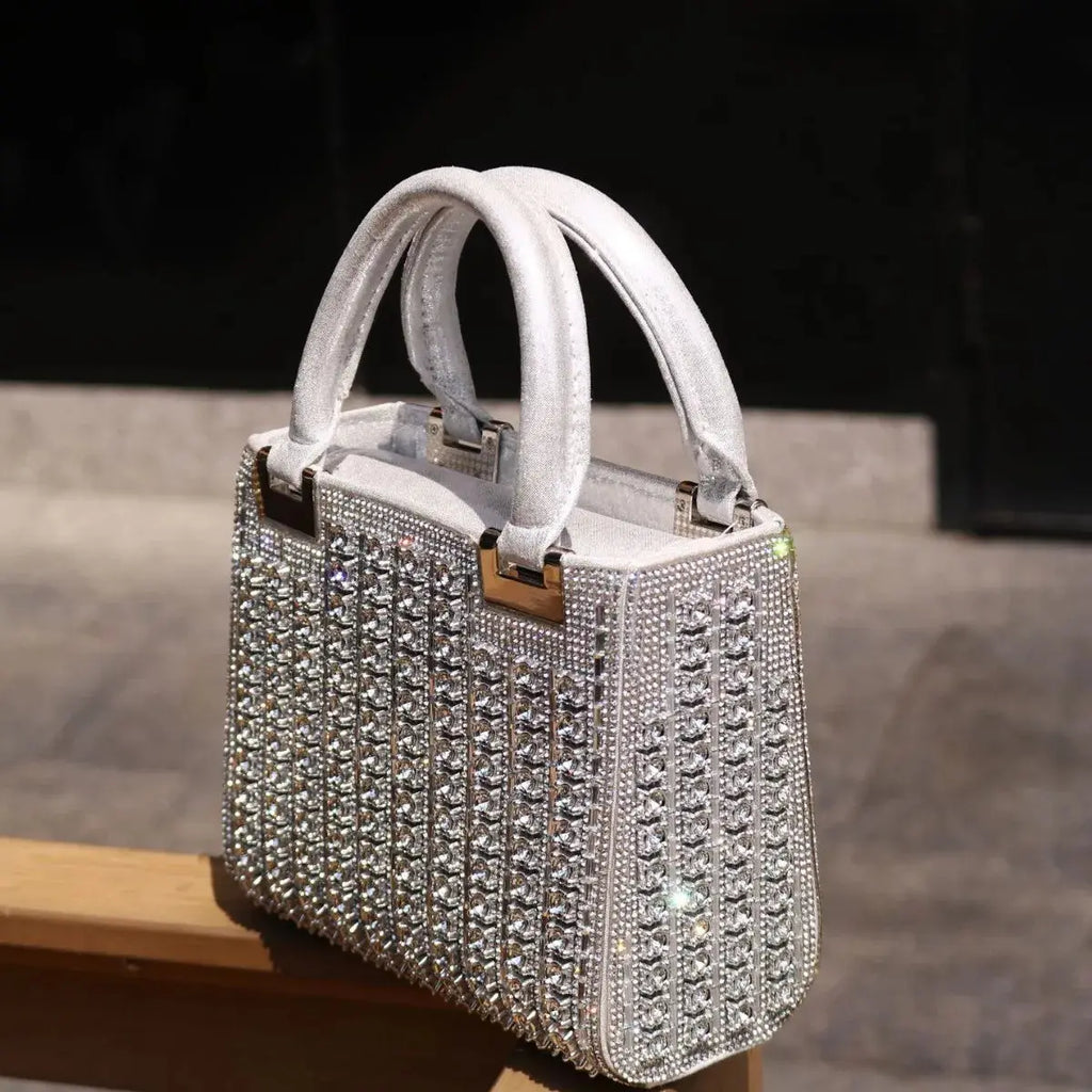 Luxury High-end Crystal Diamond Women Evening Clutch Bag LADYLYS
