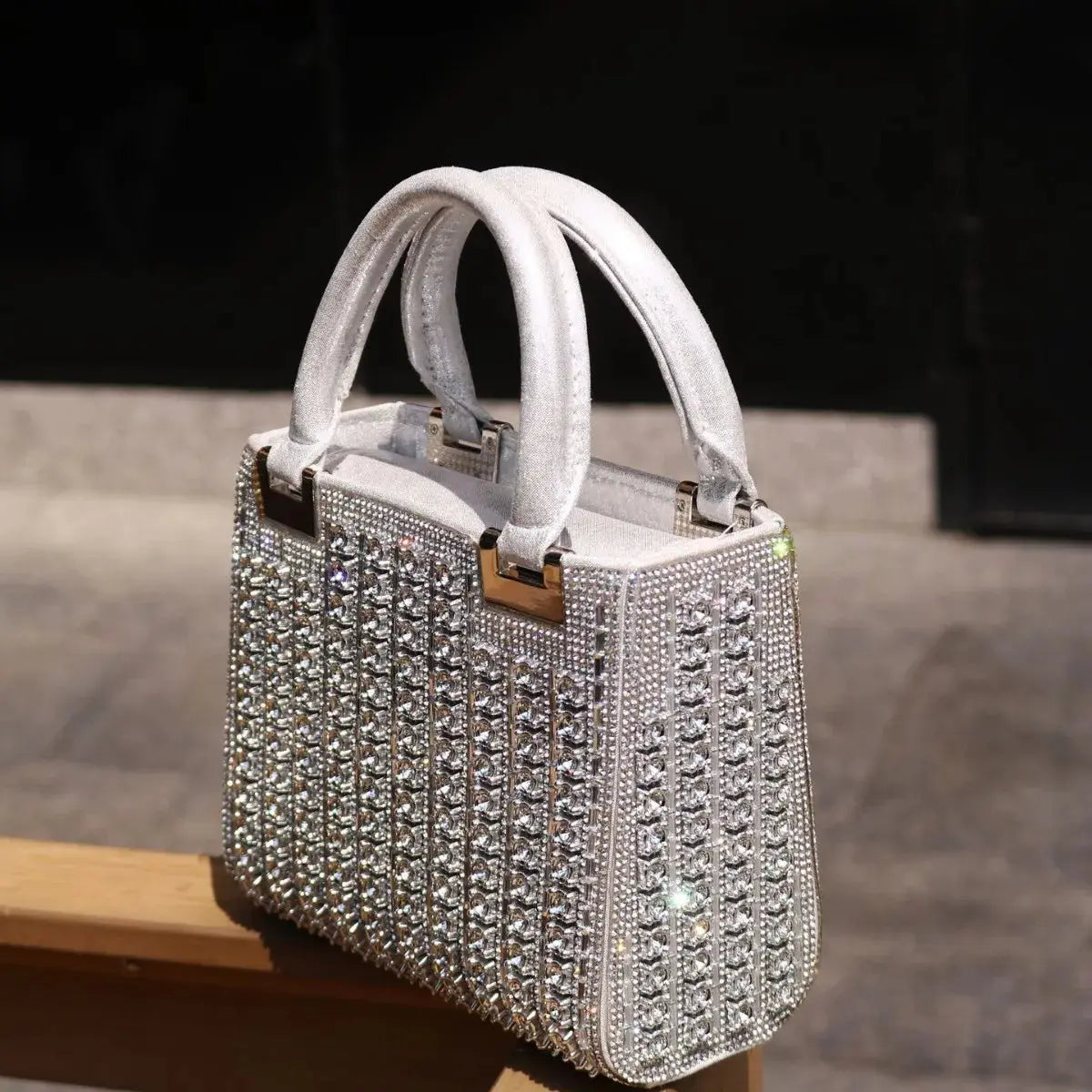 Luxury High-end Crystal Diamond Women Evening Clutch Bag LADYLYS