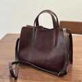 Genuine Leather Crossbody Bag for Women – Small Tote Handbag