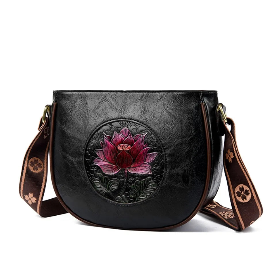 Flower Luxury Handbag Women Bags Designer Leather LADYLYS