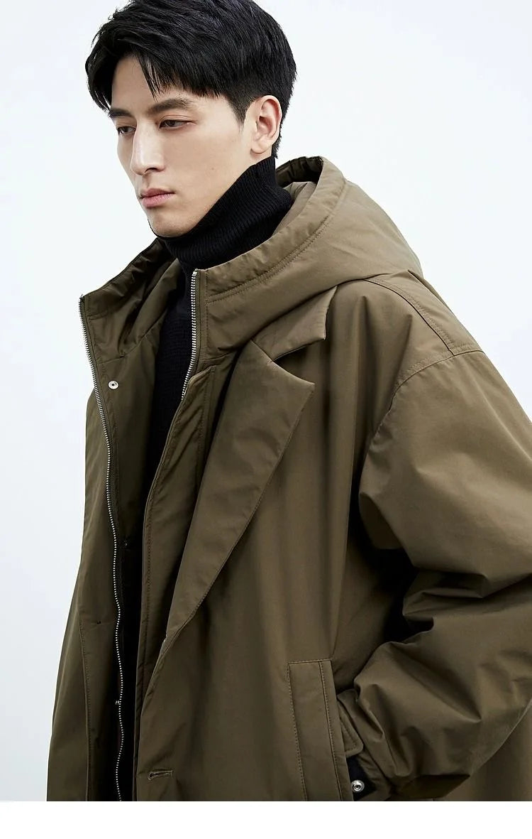 Solid Color Windproof Coat – Spring & Autumn Fashion Outerwear