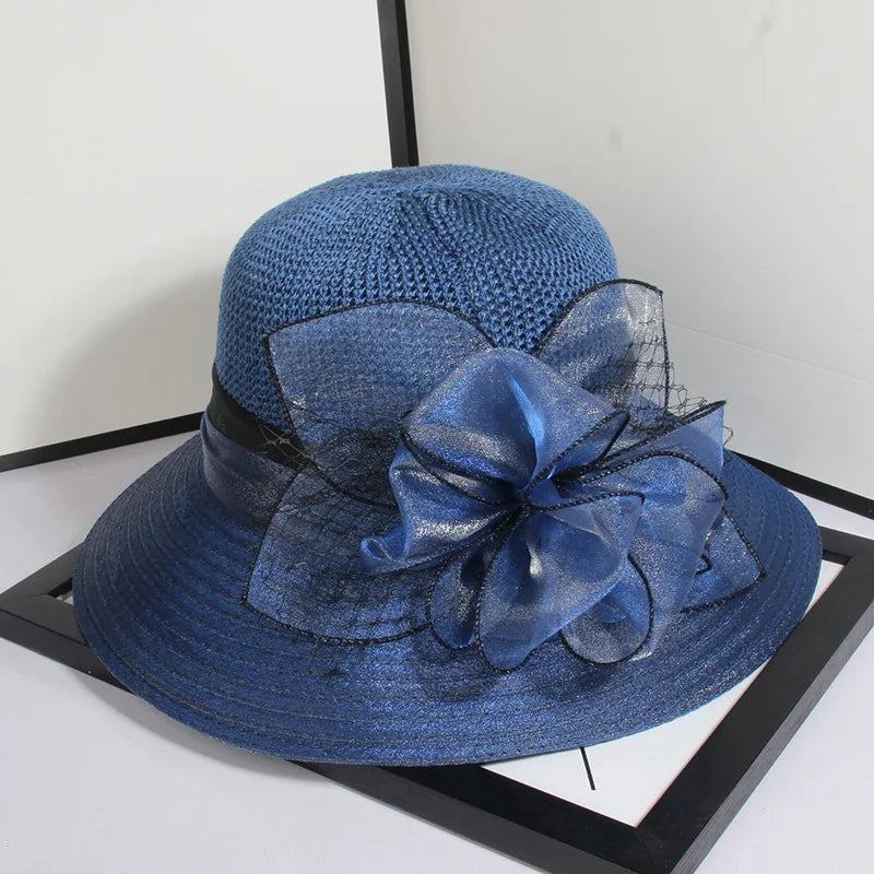Sun Organza Hat Beach Fisherman Outdoor All-match Caps Fashion Girls's LADYLYS