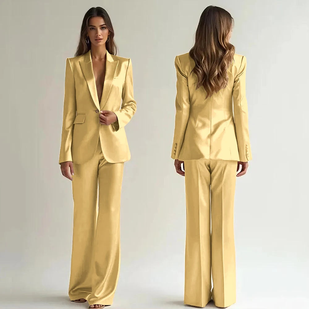 Luxury High Quality Suit One Button 2 Piece Jacket LADYLYS