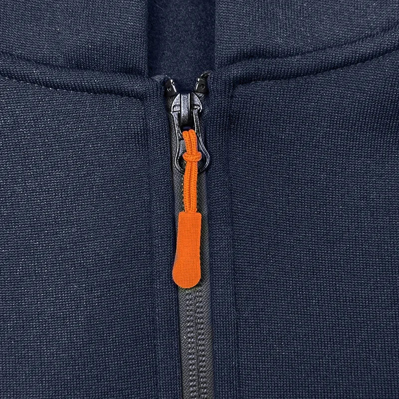 Men's Fleece Hoodie & Multi-Pocket Pants Set – Casual Sportswear