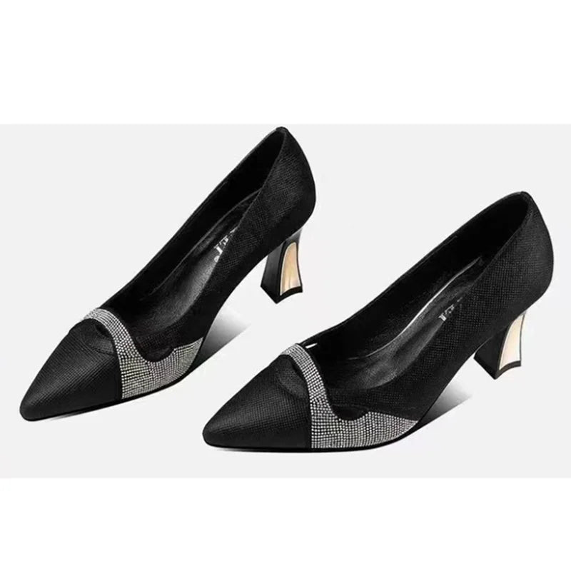 Women's Pointed-Toe Slip-On Stiletto Pumps