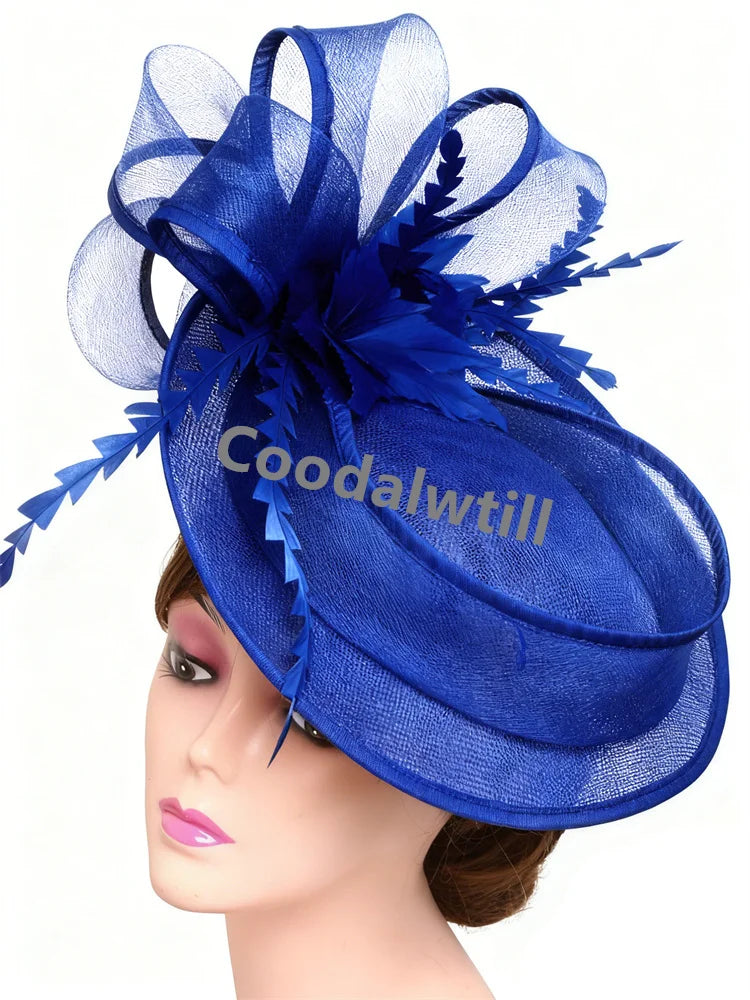 Chic Feather Fascinator Cocktail Hat Ladies Race Party Tea Headpiece LADYLYS