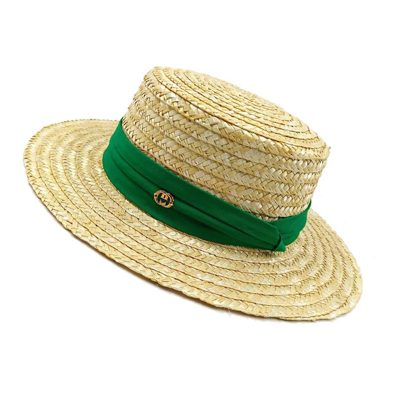 Red edging 2026 Sun Hats Hepburn hat Shiny Straw Hat European American  Braided Female Sunshade  chapeau femme LADYLYS