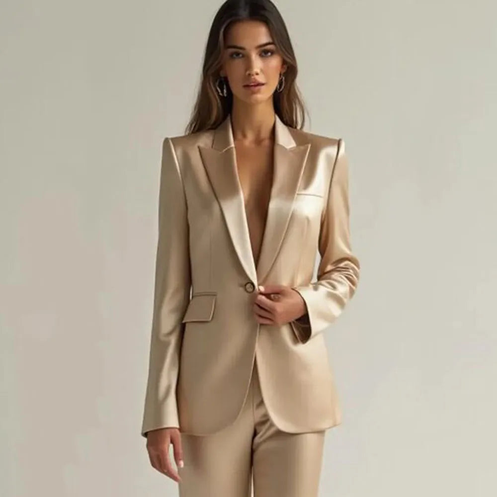 Luxury High Quality Suit One Button 2 Piece Jacket LADYLYS