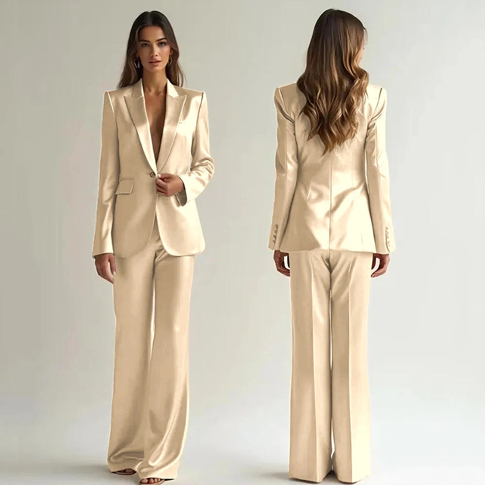Luxury High Quality Suit One Button 2 Piece Jacket LADYLYS