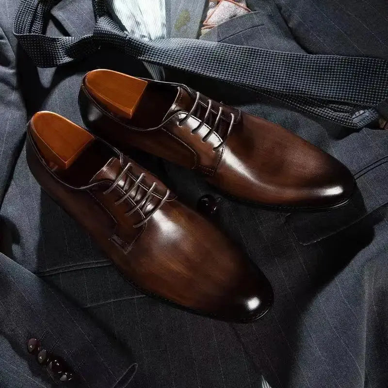 Men Shoes Leather Formal Oxfords LADYLYS