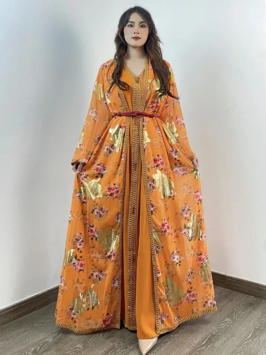Robe longue musulmane pour femme, style Eid, Ramadan Matutina-Chic