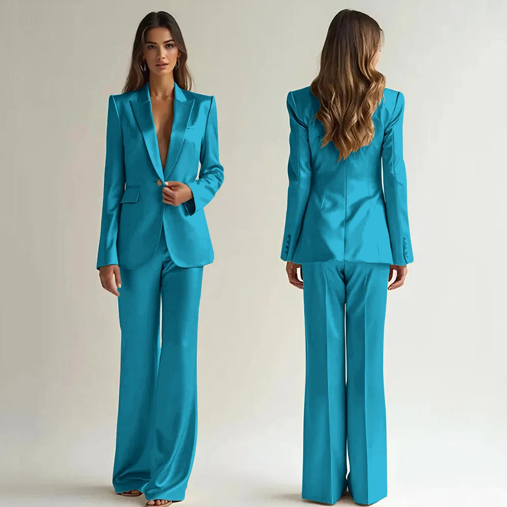 Luxury High Quality Suit One Button 2 Piece Jacket LADYLYS