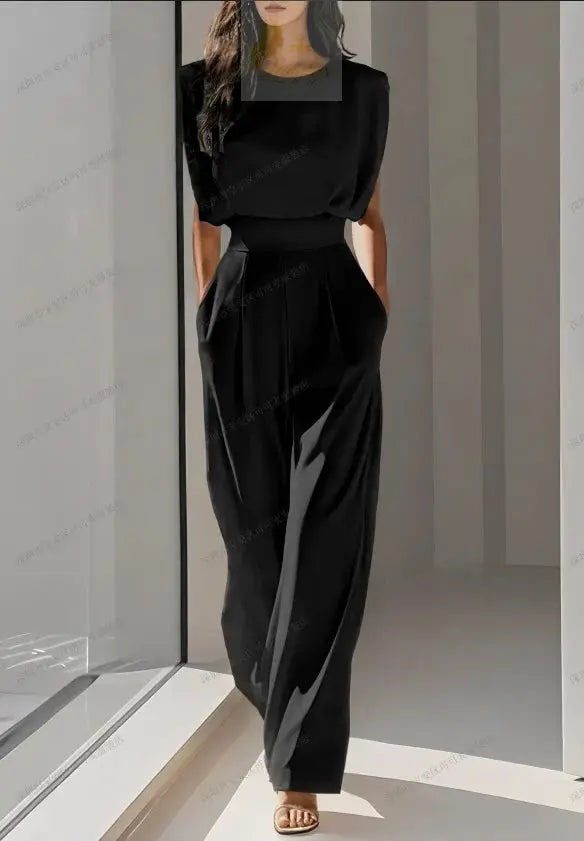 Elegant High Waisted Jumpsuit New Women's Fashion Queen Style LADYLYS
