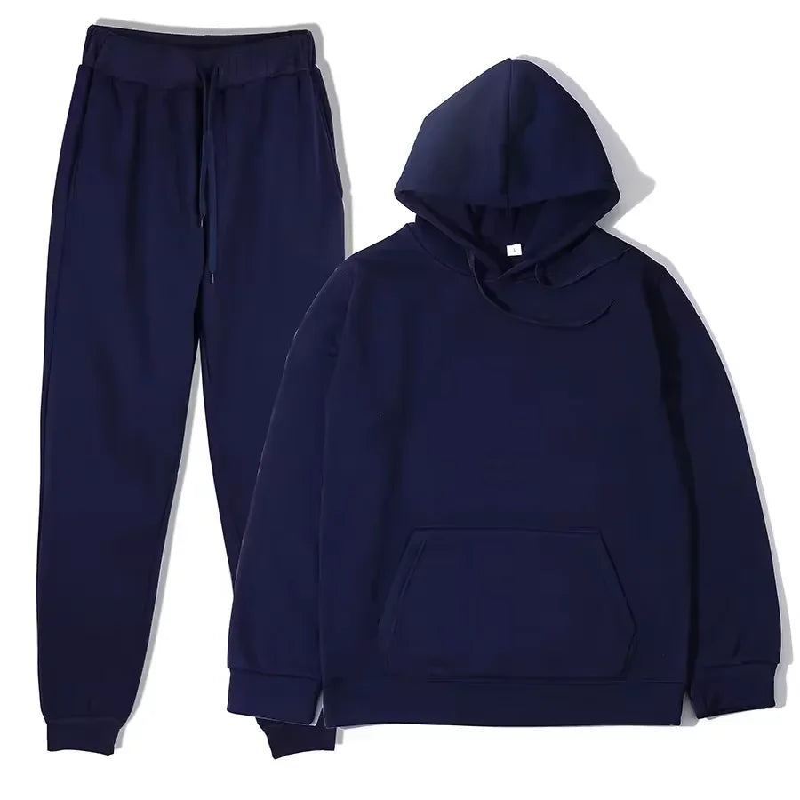 Men's Sportswear Tracksuit Set – Hoodie & Jogger Pants