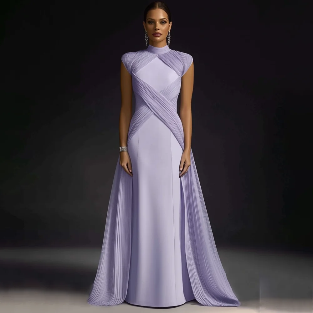 Mermaid Evening Gown - High Neck Formal Dress