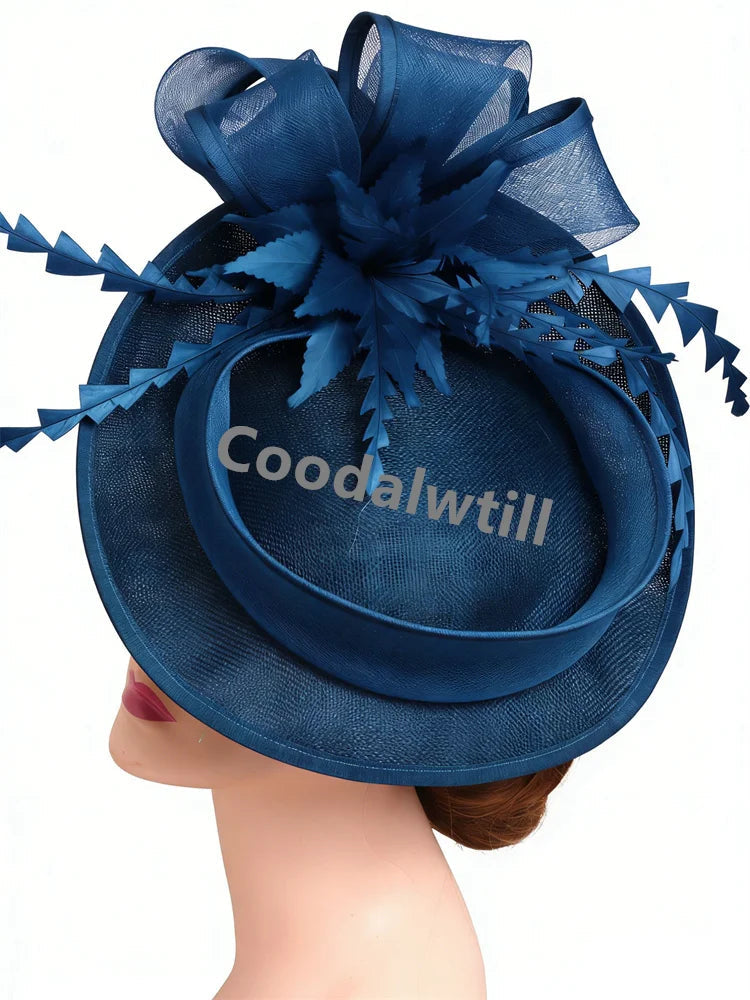 Chic Feather Fascinator Cocktail Hat Ladies Race Party Tea Headpiece LADYLYS