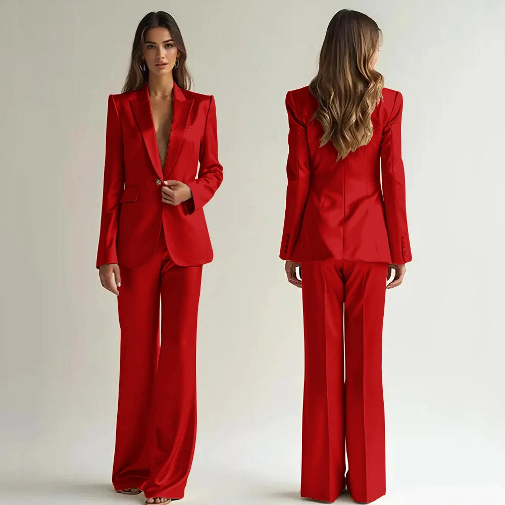Luxury High Quality Suit One Button 2 Piece Jacket LADYLYS