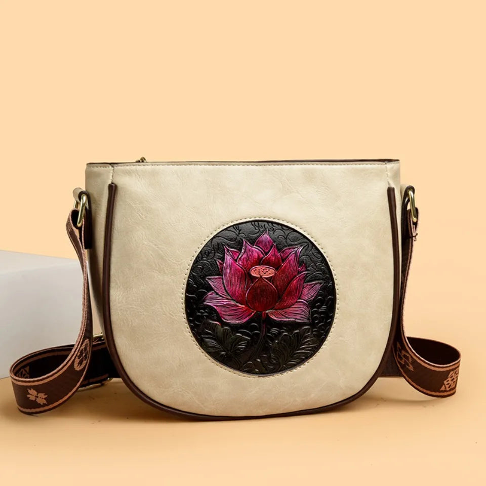 Flower Luxury Handbag Women Bags Designer Leather LADYLYS