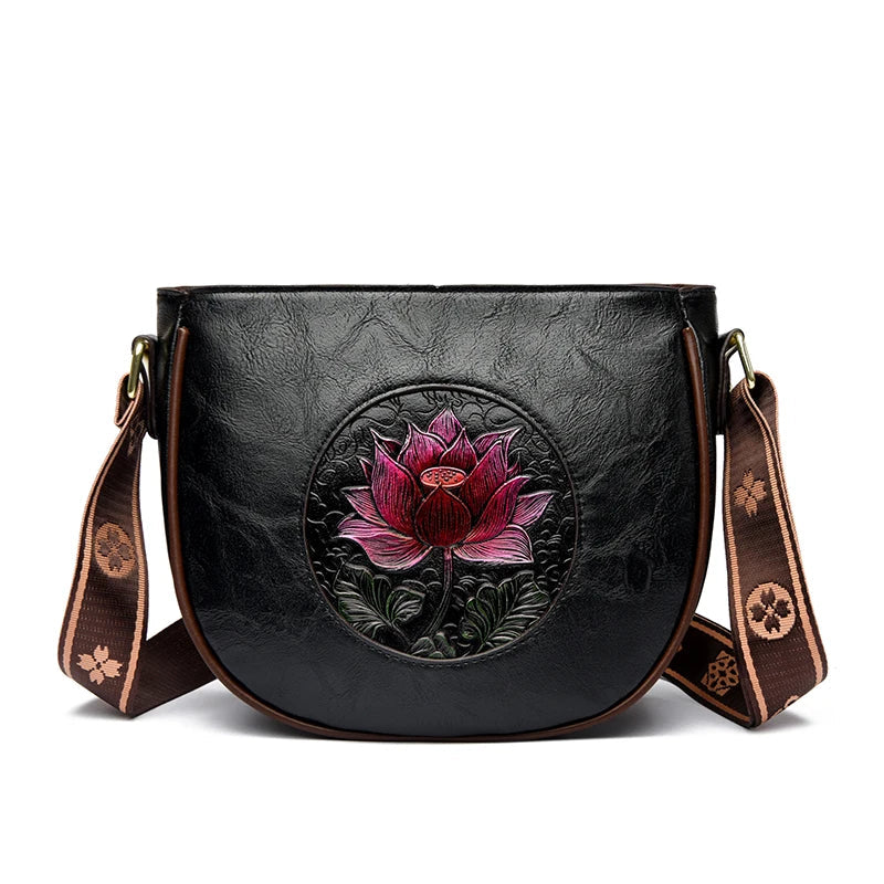 Flower Luxury Handbag Women Bags Designer Leather LADYLYS