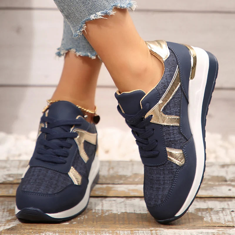 Comfortable Wedge Sneakers Woman Spring Autumn Thick Sole LADYLYS