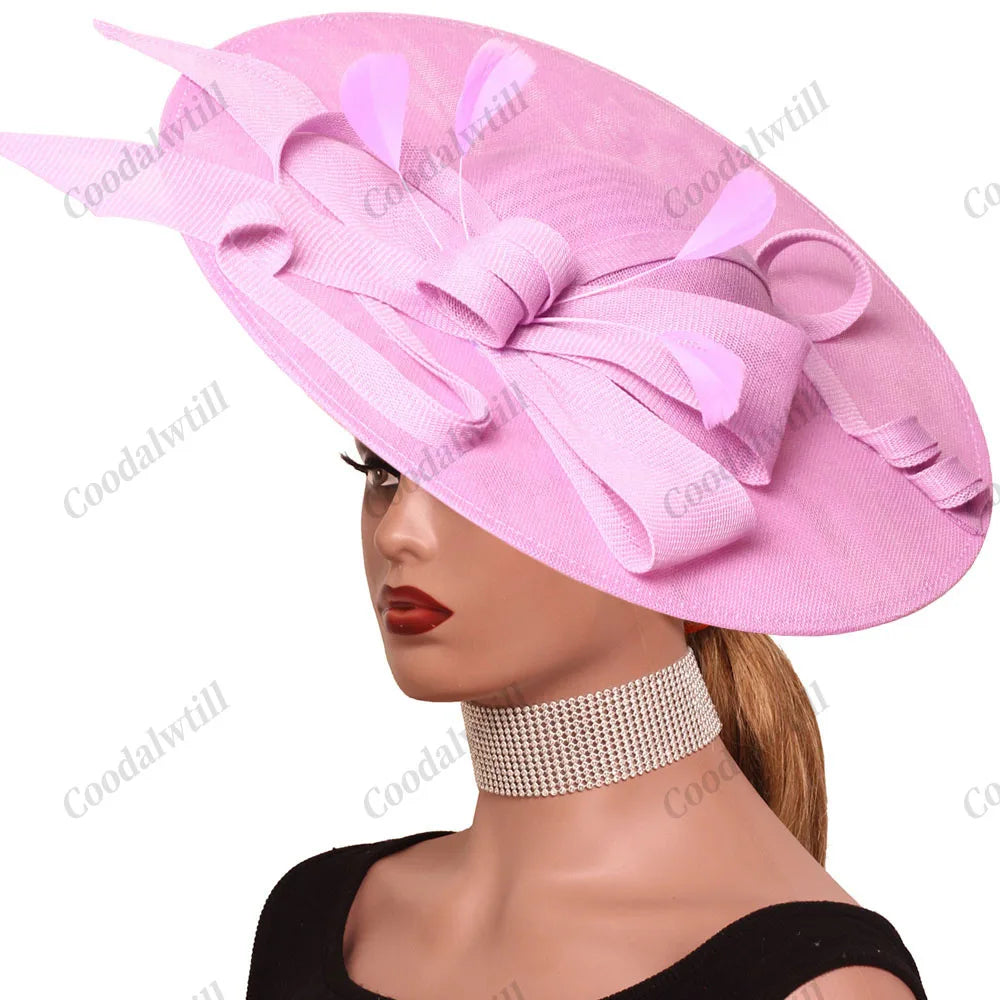 Camel Race Royal Fascinator Hat Women Millinery Cap Bride Large LADYLYS