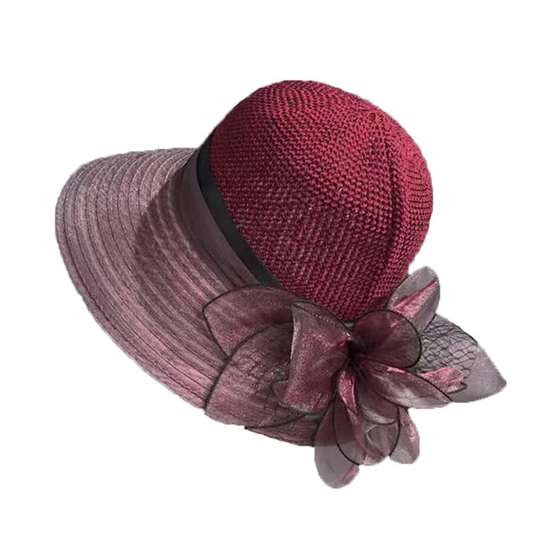 Sun Organza Hat Beach Fisherman Outdoor All-match Caps Fashion Girls's LADYLYS