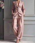 Women's Two-Piece Blazer and Trousers Set