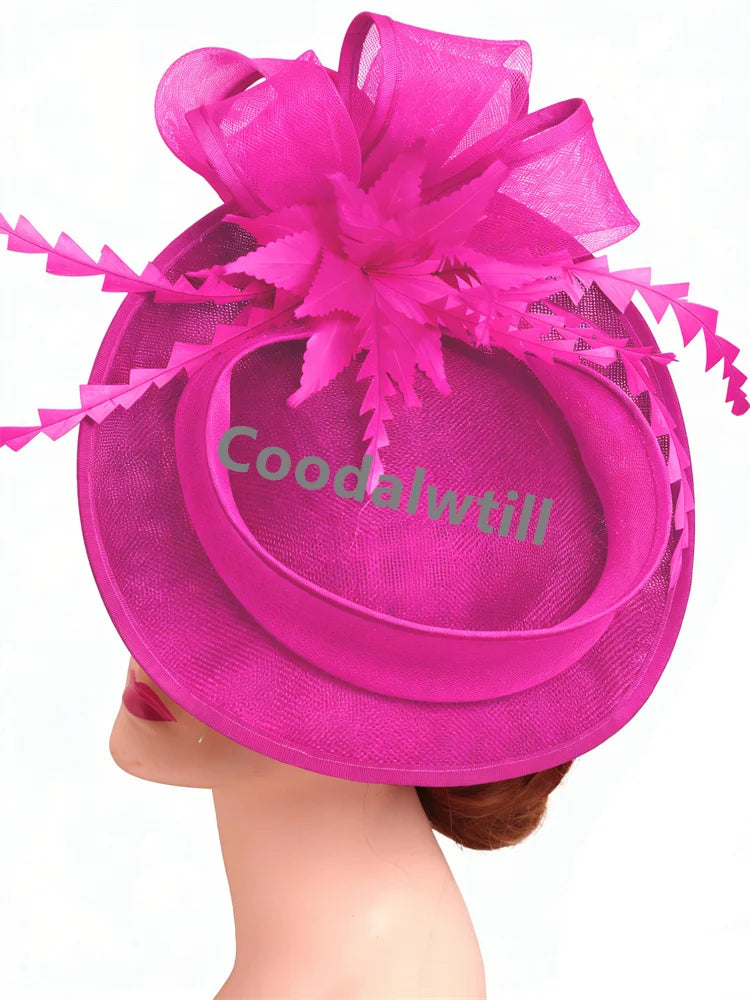 Chic Feather Fascinator Cocktail Hat Ladies Race Party Tea Headpiece LADYLYS