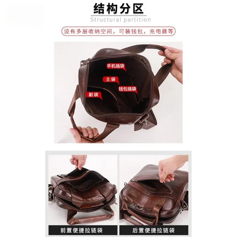 Handbag, 100% genuine leather shoulder crossbody bag vertical LADYLYS