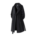 Men's Vintage Long Coat – American Streetwear, Autumn Outerwear