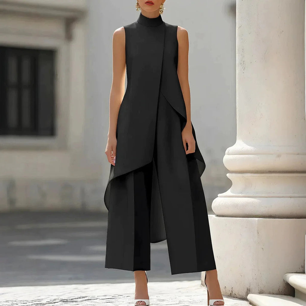 Sleeveslee Jumpsuits Elegant Irregular Design LADYLYS