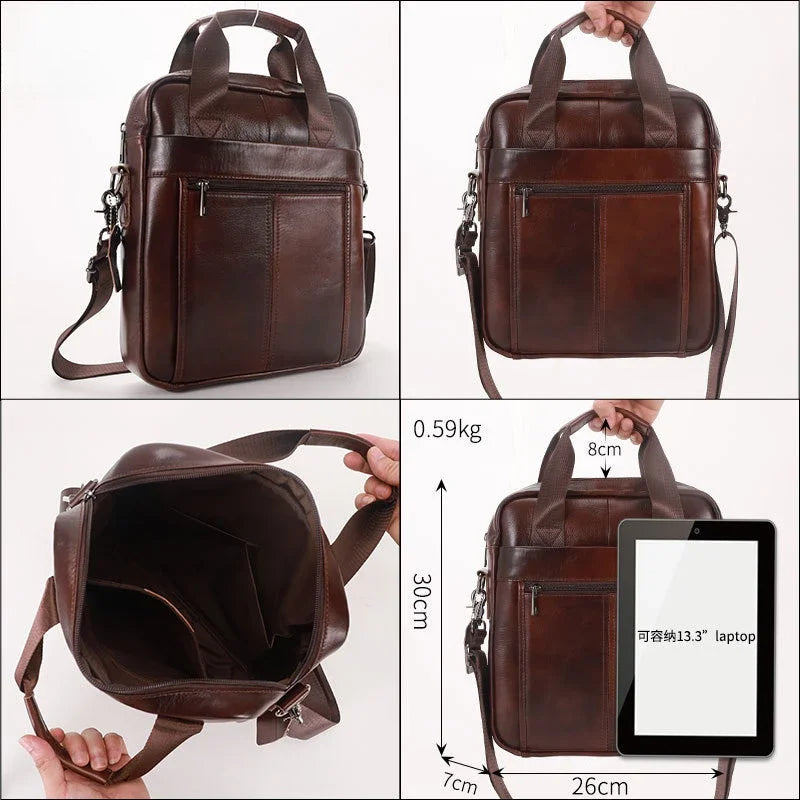 Handbag, 100% genuine leather shoulder crossbody bag vertical LADYLYS