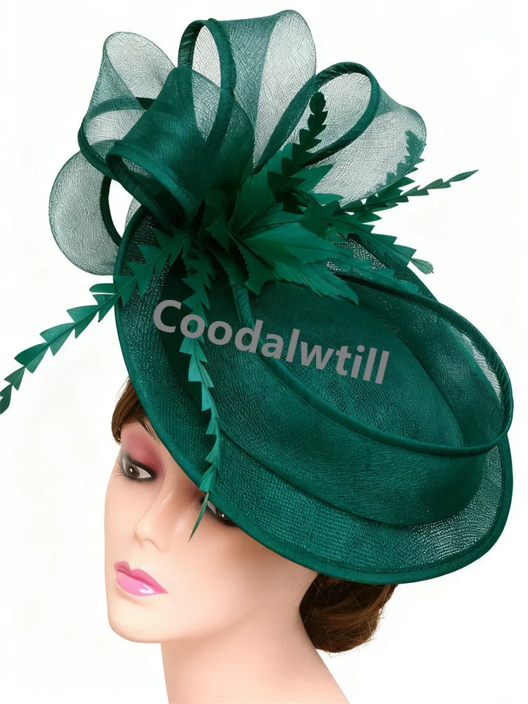 Chic Feather Fascinator Cocktail Hat Ladies Race Party Tea Headpiece LADYLYS