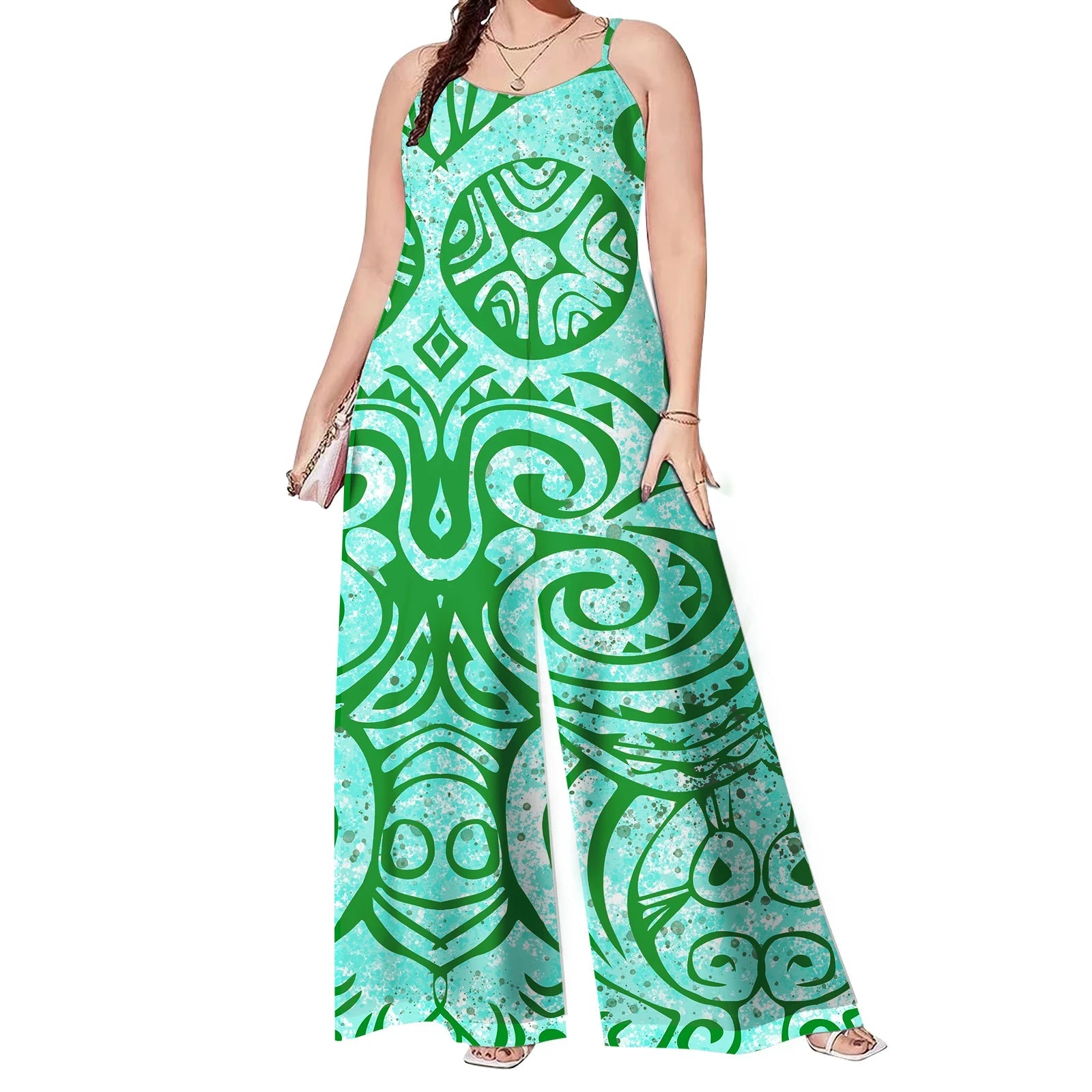 One Piece Rompers Polynesian Tribe Hawaii Jumpsuits LADYLYS