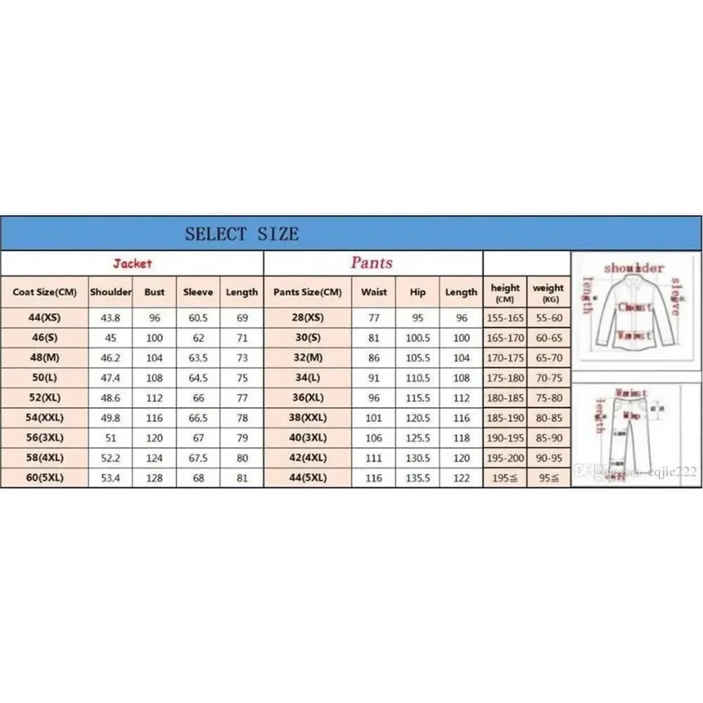 Vintage 3-Piece Men's Business Suit – Slim Fit Jacket, Vest & Trousers